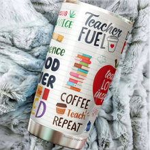 Load image into Gallery viewer, Teacher Tumbler - Gift for Teacher - Teacher Cups Tumbler - Gifts for Teachers Appreciation - Teacher Appreciation Tumbler - Gifts for Teachers from Students on Teacher Day, Birthday, Valentine