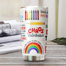 Load image into Gallery viewer, Teacher Tumbler - Gift for Teacher - Teacher Cups Tumbler - Gifts for Teachers Appreciation - Teacher Appreciation Tumbler - Gifts for Teachers from Students on Teacher Day, Birthday, Valentine