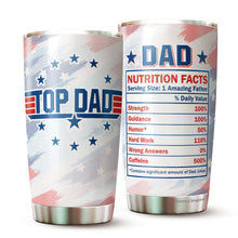 Load image into Gallery viewer, Kozmoz Inspire Top Dad Father Day Gifts For Dad - Dads Spot Pillow Cover With Pocket Dad Tumbler 20oz - Patriotic Military Gifts For Dad, Husband On Christmas, Birthday - Gifts Set For Dad, Fathers