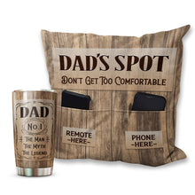 Load image into Gallery viewer, Best Dad Ever Tumbler 20Oz - The Man The Myth The Legend Travel Coffee Mug - Tumbler Gifts for Dad, Father, Bonus Dad, Father-in-law, Birthday, Christmas, Father's Day Tumbler Gifts