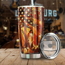 Load image into Gallery viewer, Bible Emergency Number Tumbler - Christian 20oz Stainless Steel Tumbler - Jesus and Sheep Tumbler - Christian Tumblers For Women, Men - Tumblers 20oz