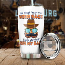 Load image into Gallery viewer, Kozmoz Inspire Bonus Dad Nutrition Facts Tumbler Gifts - Even Though I'm Not From Your Tumbler - Tumbler Gift Father In law Step Dad Bonus Dad Fathers Day, Tumbler 20 Oz