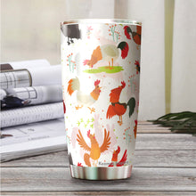 Load image into Gallery viewer, Kozmoz Inspire Chicken Anatomy Tumbler 20 Oz - Chicken Lovers Mug Gifts - Farmer Gifts For Men Women, Grandma Grandpa Tumbler Gift, Mothers Day Fathers Day Gifts, Sarcasm Tumbler 20 oz