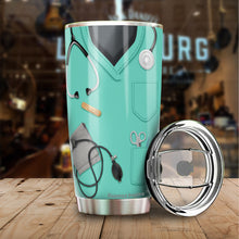 Load image into Gallery viewer, Kozmoz Inspire Nurse Nutritional Facts Funny Tumbler 20 Oz Gifts - Tumblers For Hardworking Nurses Funny Medical Tumblers for Students Doctors, Nursing Tumbler for Women Men - Sarcasm Tumbler 20 oz