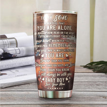 Load image into Gallery viewer, To My Son Tumbler from Mom - To My Son Lion Tumbler - Birthday Gifts For Son From Mom - Tumbler Gift for Son on Mother's Day, Christmas, Birthday - Tumbler 20oz
