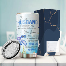 Load image into Gallery viewer, Kozmoz Inspire To My Husband Turtles Couple Tumbler 20 Oz - Tumbler Gifts for Husband - Romantic Gifts for Husband, Him, Boyfriend, Husband Valentine's Day, Aniversary, Birthday, Christmas, Fathers Day 2022