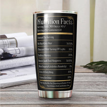 Load image into Gallery viewer, Kozmoz Inspire Vintage Aged to Perfection 1982 Nutrition Facts Tumbler of The Forties - 40th Birthday Tumbler, Happy 40 Birthday Party, Turning 40 Birthday, 40th Bday For Her &amp; Him Tumbler - Milestone Birthday Gift