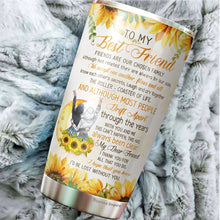 Load image into Gallery viewer, Best Friend Tumbler - To My Best Friend Tumblers - Bestie Tumbler - Bestie Tumbler For Women - Best Friend Sunflower Tumbler - Birthday Gifts For Best Friend - Gifts for Friend…