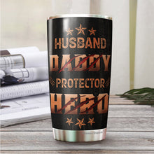 Load image into Gallery viewer, Kozmoz Inspire Dad Tumbler 20oz - Papa Beer Travel Coffee Mug - Tumbler Gifts for Dad, Father, Bonus Dad, Father-in-law - Birthday, Christmas, Father's Day Gifts for Dad