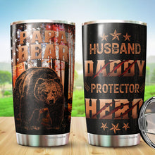 Load image into Gallery viewer, Kozmoz Inspire Dad Tumbler 20oz - Papa Beer Travel Coffee Mug - Tumbler Gifts for Dad, Father, Bonus Dad, Father-in-law - Birthday, Christmas, Father's Day Gifts for Dad