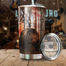 Load image into Gallery viewer, Dad Tumbler 20oz - Being Papa Is Priceless Travel Coffee Mug - Tumbler Gifts for Dad, Father, Bonus Dad, Father-in-law - Birthday, Christmas, Father's Day Gifts for Dad