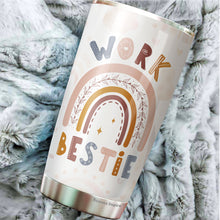 Load image into Gallery viewer, Work Bestie Definition Tumbler 20 Oz - Work Bestie Cup, Work Bestie Gifts For Women - Funny Gifts for Coworkers, Collegues
