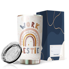 Load image into Gallery viewer, Work Bestie Definition Tumbler 20 Oz - Work Bestie Cup, Work Bestie Gifts For Women - Funny Gifts for Coworkers, Collegues
