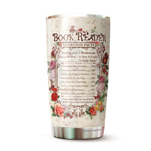 Load image into Gallery viewer, I Lose Myself In Books Because Reality Is A Mess Tumbler 20 Oz -  Reading Lover Gifts - Birthday Gift For Bookworm Bibliophile, Birthday Gifts For Her