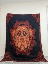 Load image into Gallery viewer, EH211119009 Kozmoz Hall Pitbull namaste Bed sheets - 80x60